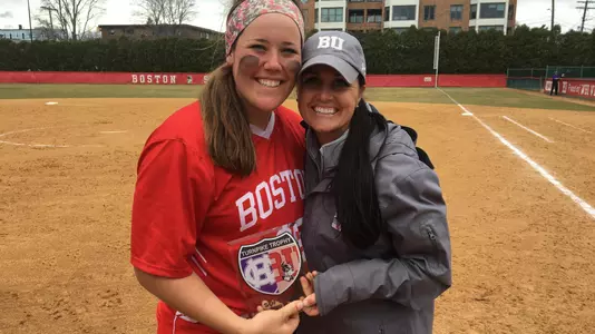 Alex Heinen was presented the 2019 Turnpike Trophy MVP award by head coach Ashley Waters.