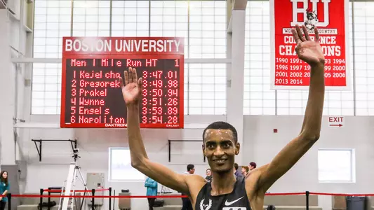 Yomif Kejelcha Breaks Mile record