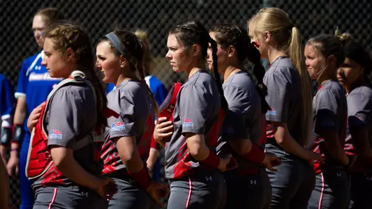 Boston University softball team national anthem lineup