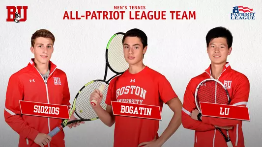 David Bogatin, Owen Lu and Pete Siozios all earned All-Patriot League Team honors.
