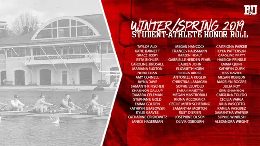 Honor Roll women's rowing