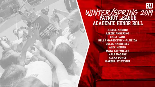 The BU Softball team had 10 Terriers named to the Patriot League Academic Honor Roll.