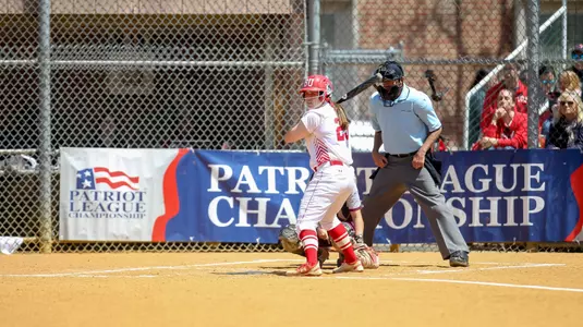 Alex Heinen stands in the batters box.