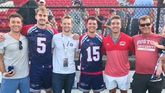 James Burr, Cal Dearth, Brendan Homire, Elliott Burr, Michael Laviano and Judd Lattimore