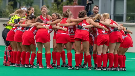 Field Hockey huddle - 2019
