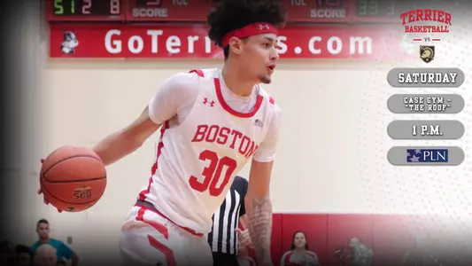 Boston University men's basketball will host Army on Saturday at 1 p.m. on the Patriot League Network