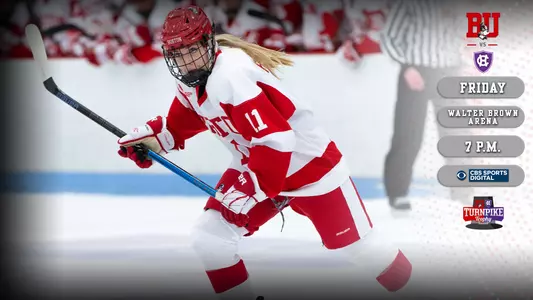 Mackenna Parker and the BU women's ice hockey team will host Holy Cross on Friday at Walter Brown Arena at 7 p.m. in a game that will be broadcast on CBS Sports Digital