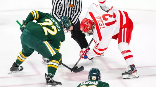 Zegras Faceoff vs. Vermont