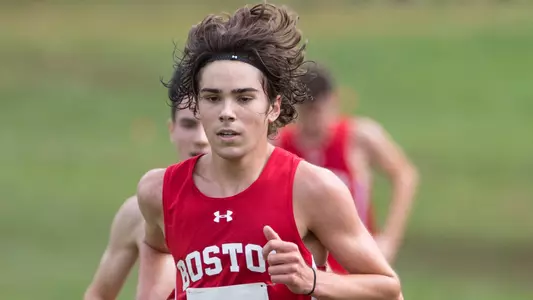 Logan Broedner running outside