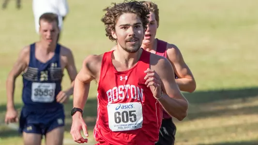 Logan Broedner running outside