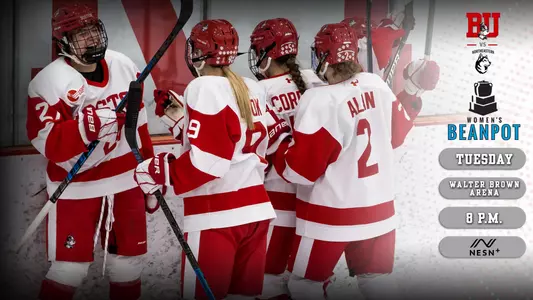 The Boston University women's ice hockey team will host Northeastern in the Women's Beanpot on Tuesday night at 8 p.m. in a game that will be televised on NESNplus