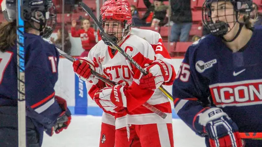 Natasza Tarnowski celebrates a goal