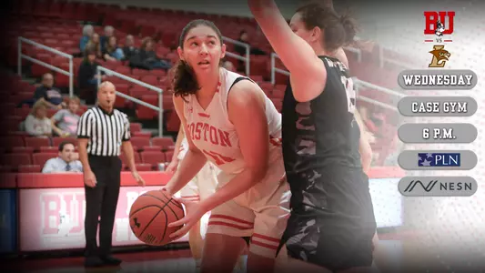 Women's basketball graphic featuring Ashley Sieper looking to shoot