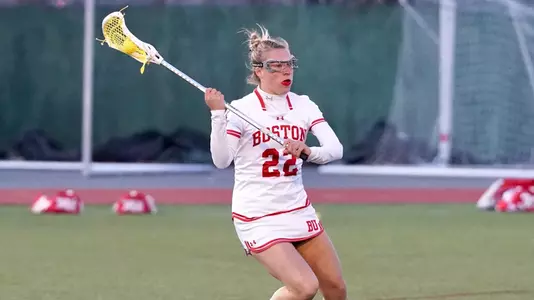 Nicole Foringer holding the ball
