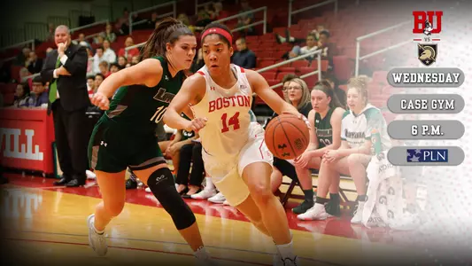 Women's basketball graphic featuring Sydney Johnson dribbling to the lane