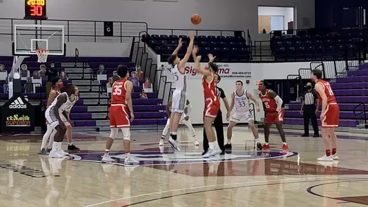 BU men's basketball at Holy Cross tip-off