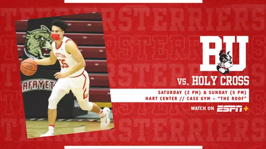 Boston University men's basketball will visit Holy Cross on Saturday at 2 p.m. and then host the Crusaders on Sunday at 5 p.m.