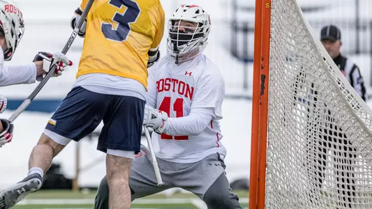 Matt Garber gets set to make a save