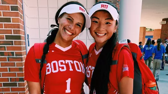 Marina Sylvestri and Jen Horita posing together