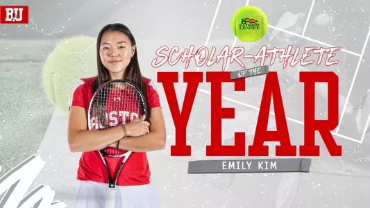 Emily Kim was named Patriot League Scholar-Athlete of the Year for women's tennis