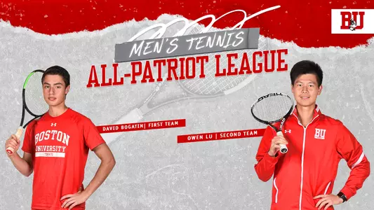 David Bogatin was named First Team All-Patriot League while Owen Lu was named to the second team.