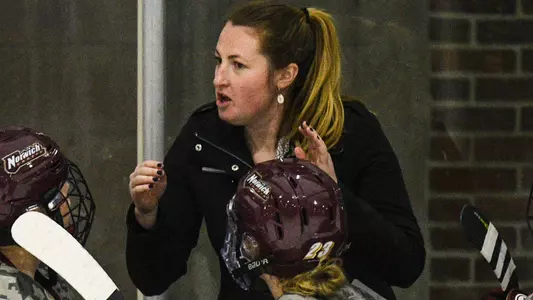 Mollie FItzpatrick coaching at Norwich