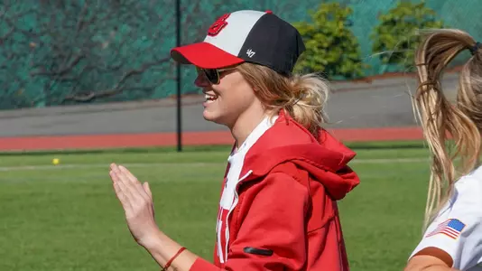 Brittany Dipper giving a high five