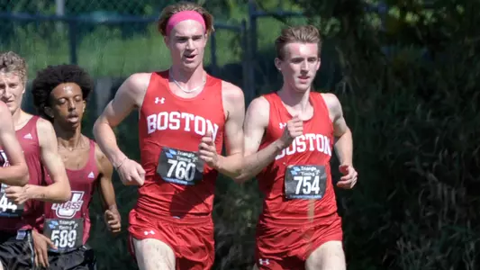 Matt Mason and Mike Hagen running side-by-side