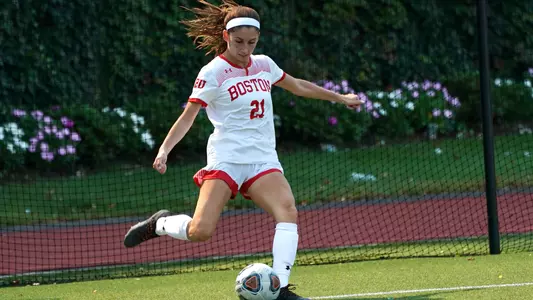 Ashley Raphael takes a free kick