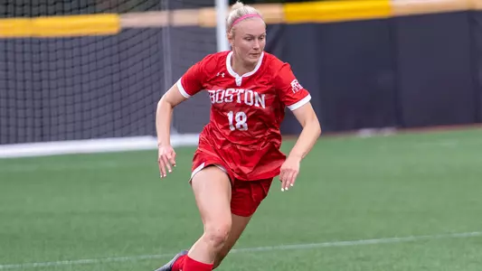 Julianna Stureman playing soccer