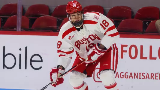 Jay O'Brien playing hockey