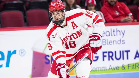 Jay O'Brien playing hockey