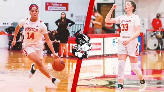 Graphic highlighting Sydney Johnson and Maren Durant.