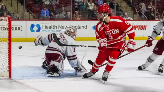 Ryan Greene scoring a goal at UMass