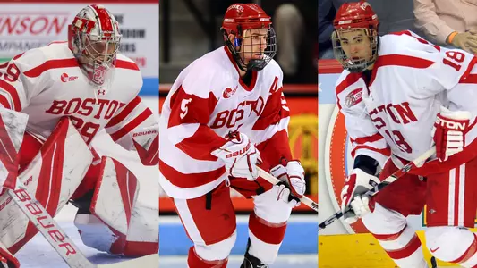 Action shots of Drew Commesso, David Warsofsky and Brandon Yip