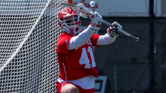 Matt Garber making a save