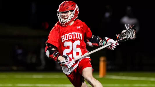 Christian Quadrino playing lacrosse