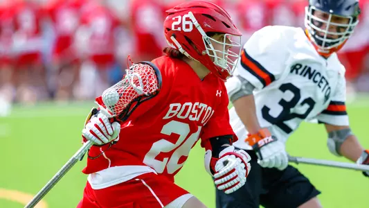 Christian Quadrino playing lacrosse