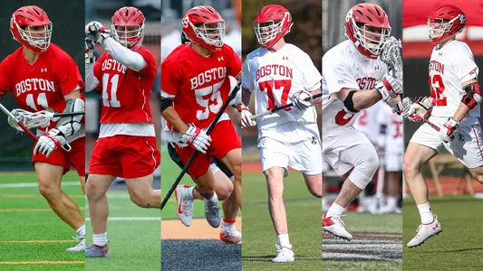 Action photos of Vince D'Alto, Matt Garber, Roy Meyer, Patrick Morrison, Conor Calderone and Jake Cates