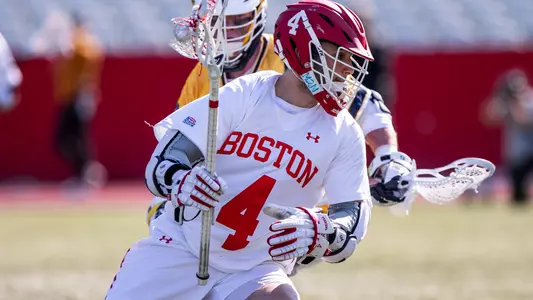 Anthony Forziati playing lacrosse