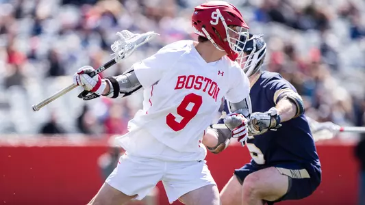 Tommy Jepson playing lacrosse