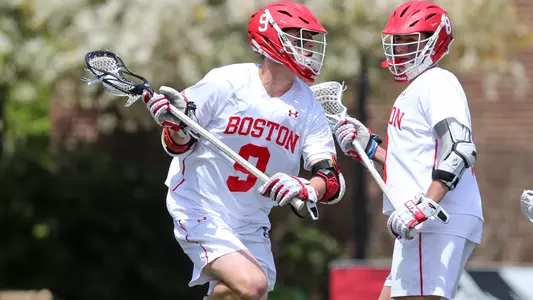 Tommy Jepson playing lacrosse