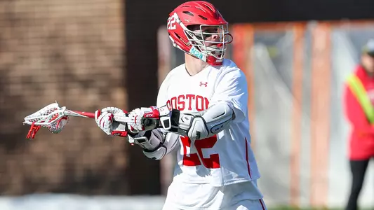 Jimmy O'Connell playing lacrosse