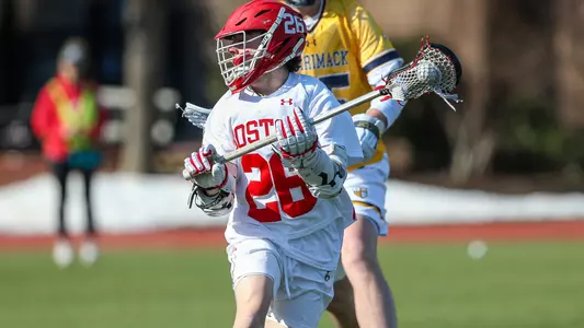 Christian Quadrino playing lacrosse