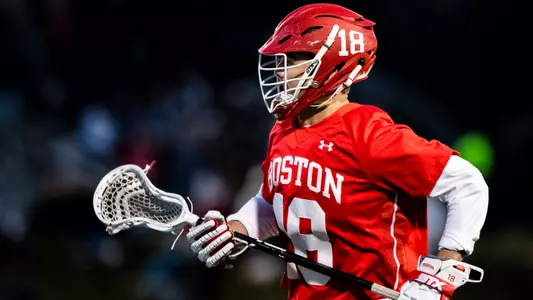 Jason Child playing lacrosse