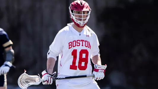 Jason Child playing lacrosse