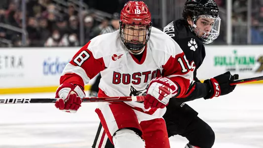 Jay O'Brien playing hockey