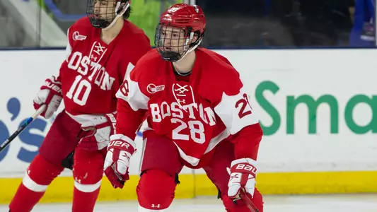 Ethan Phillips playing hockey