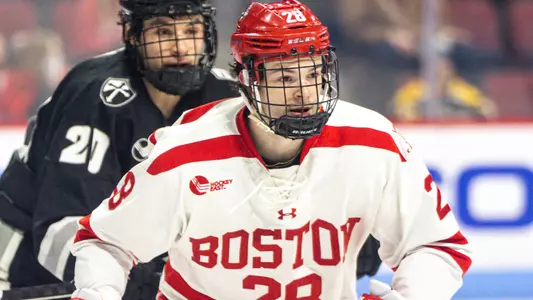 Ethan Phillips playing hockey