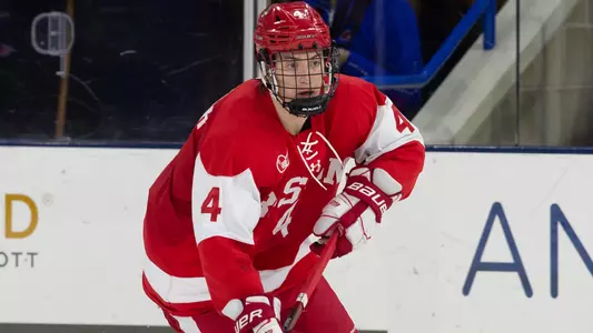 Ty Gallagher playing hockey